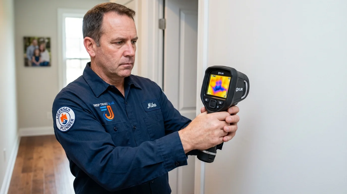 Thermal imaging leak detection by Johns Plumbing LLC in Lahaina